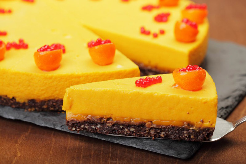 Sea Buckthorn Cheesecake